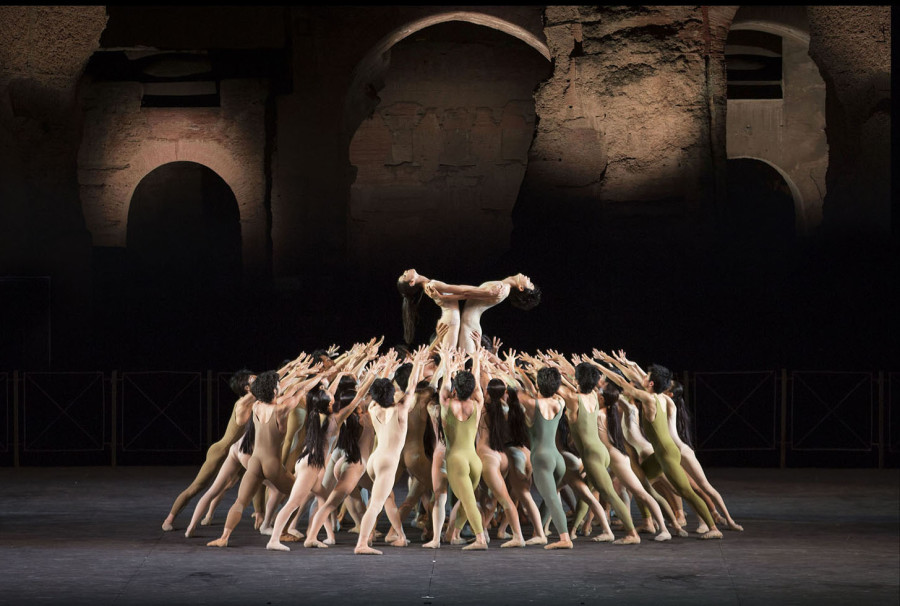 Tokyo Ballet, Le sacre du printemps, coreography Maurice Bejart, Roma Terme di Caracalla